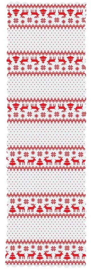 Zestaw 4 świątecznych poszewek na poduszki i bieżnika Minimalist Cushion Covers Nordic Knit