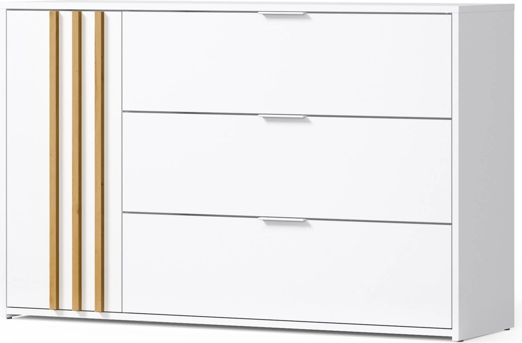 Komoda TOREN 125 cm do Salonu Sypialni Biały