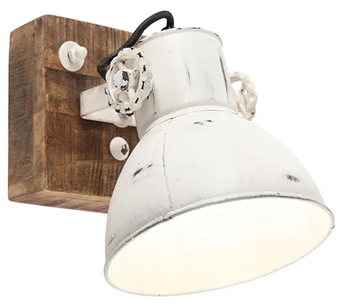 Industrialny reflektor biały z mango 18 cm - MangoesPrzemysłowy Oswietlenie wewnetrzne