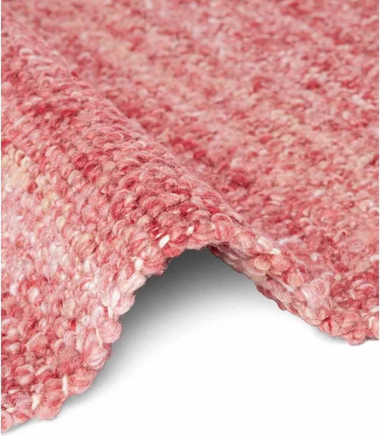 Ciemnoróżowy chodnik z materiału bouclé tkany ręcznie 80x200 cm Notting Hill Portobello – Ted Baker