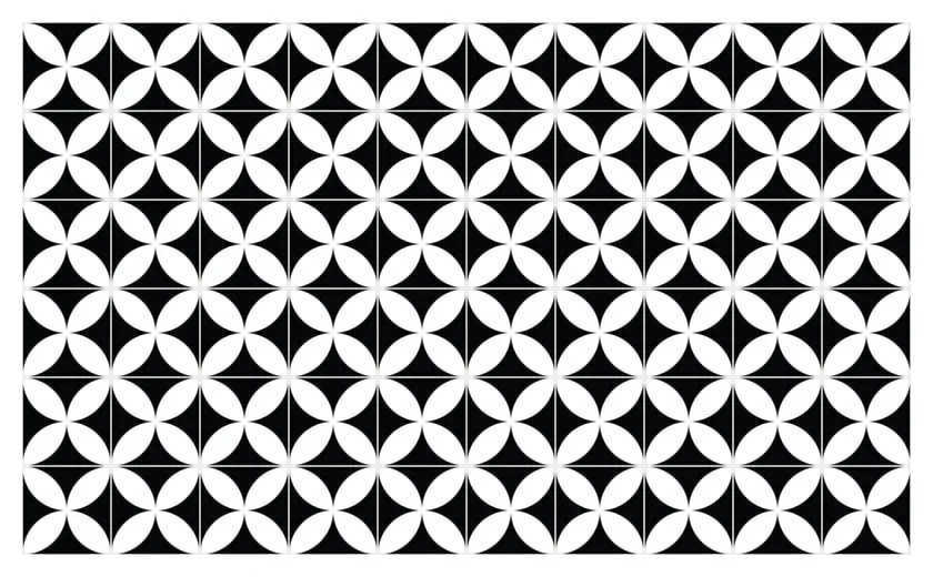 Zestaw 60 naklejek ściennych Ambiance Wall Decal Cement Tiles Aniello, 15x15 cm