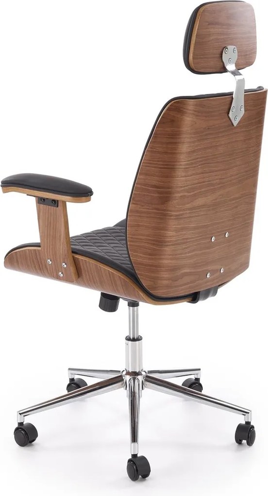 Fotel biurowy z oparciem ze sklejki Timber Halmar