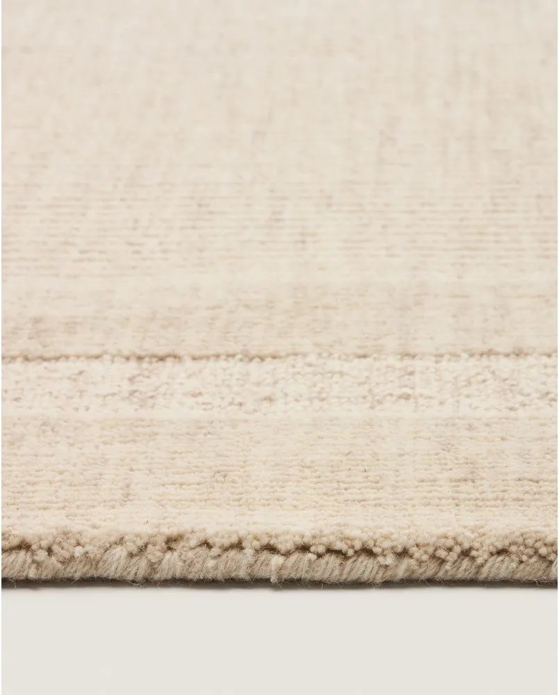 Kremowy wełniany dywan tkany ręcznie 160x230 cm Dalena – Kave Home