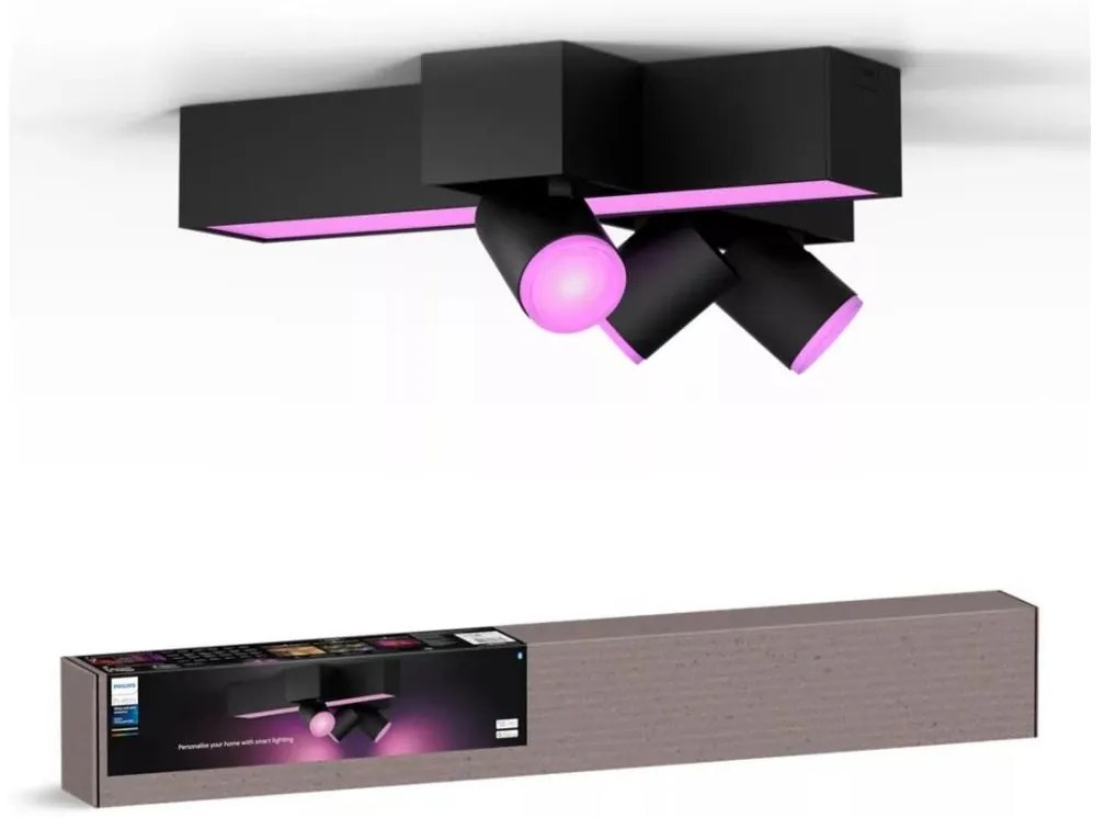 Philips LED RGBW 3xGU10/4,2W + LED/11W ściemnialna lampa Hue CENTRIS