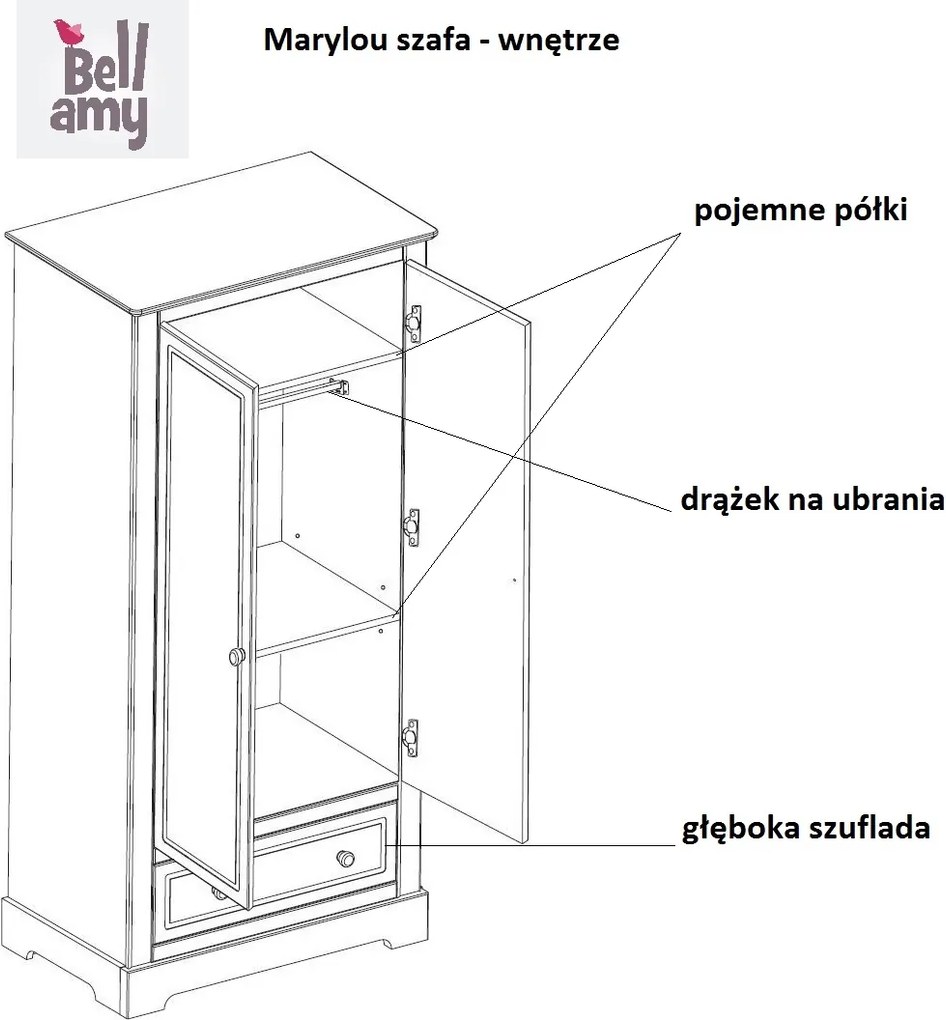 Szafa dziecięca Marylou