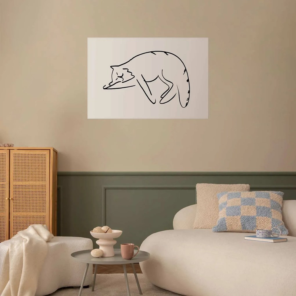 Plakat Kocie sny 90x60 cm bez ramy z marginesem ARTGEIST B