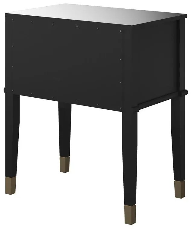 Czarna szafka nocna Westerleigh – CosmoLiving by Cosmopolitan