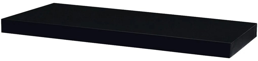 Półka ścienna P-001, czarny, połysk