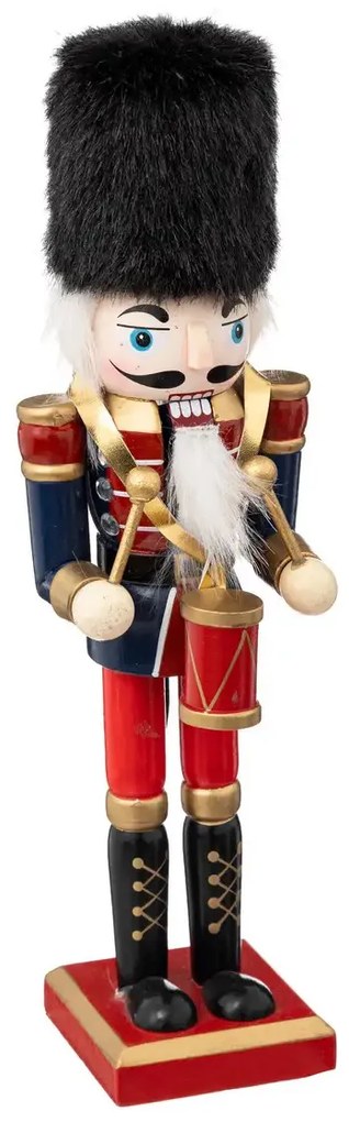 Figurka dziadek do orzechów, drewno, 25 cm