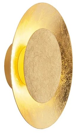 Lampa sufitowa w stylu art deco złoto/mosiądz z wbudowanym LED - Sun