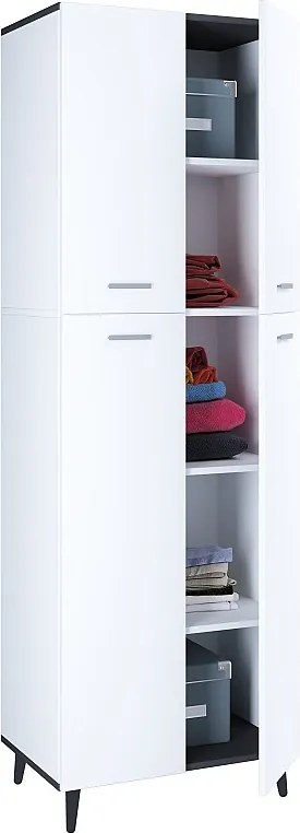 Drewno Wielozadaniowa szafka Landos