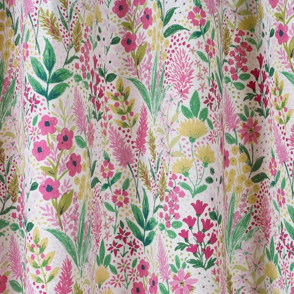 Różowe zasłony zestaw 2 szt. 168x229 cm Tilly Floral – Catherine Lansfield