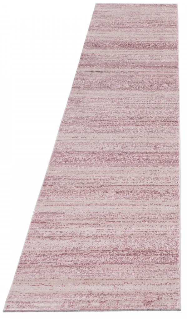 Dywan nowoczesny Plus różowy 80 cm x 300 cm