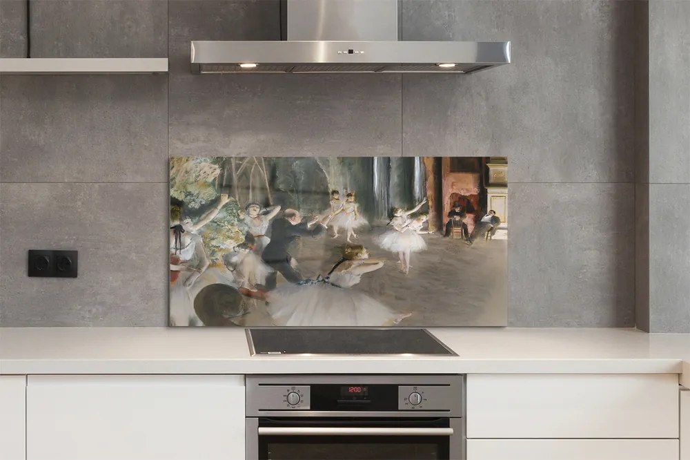 Panel nad Blat Kuchenny Próba Baletowa na Scenie - Degas