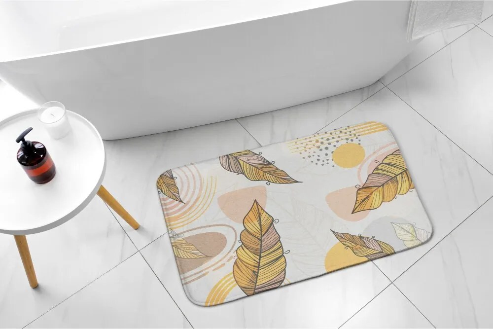 Dywanik do łazienki Dywanik do łazienki Żółte Liście