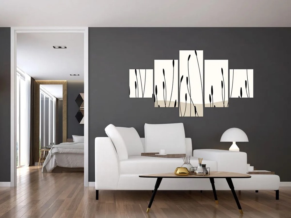 Obraz - Łąka graficzna N⁰3 (125x70 cm)