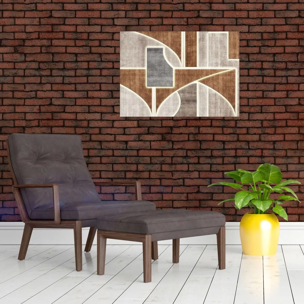 Obraz - Kształty (70x50 cm)