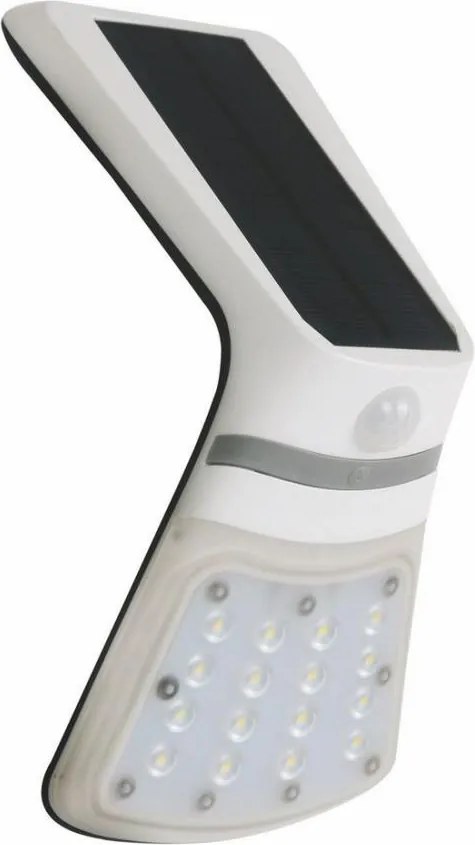 LED solarny kinkiet z czujnikiem LED/2W/3,7V 1200 mAh IP65