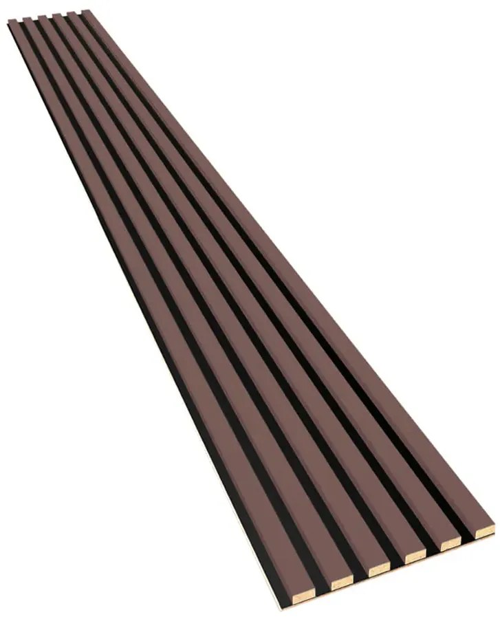 Akustyczne panele lamelowe 2 szt. pudrowy róż P2-L73