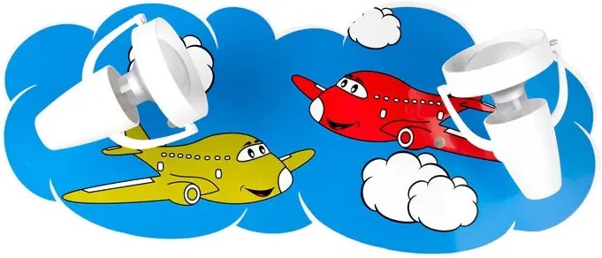 Dziecięcy kinkiet ścienny samoloty - S206 L7-F90