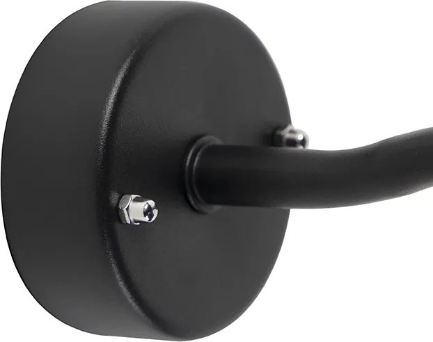 Lampa ścienna zewnętrzna czarna IP44 - Munich