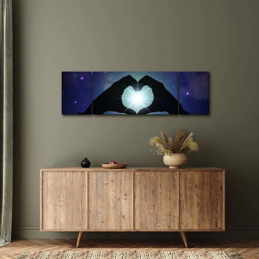 Obraz - Miłość symboliczna (170x50 cm)