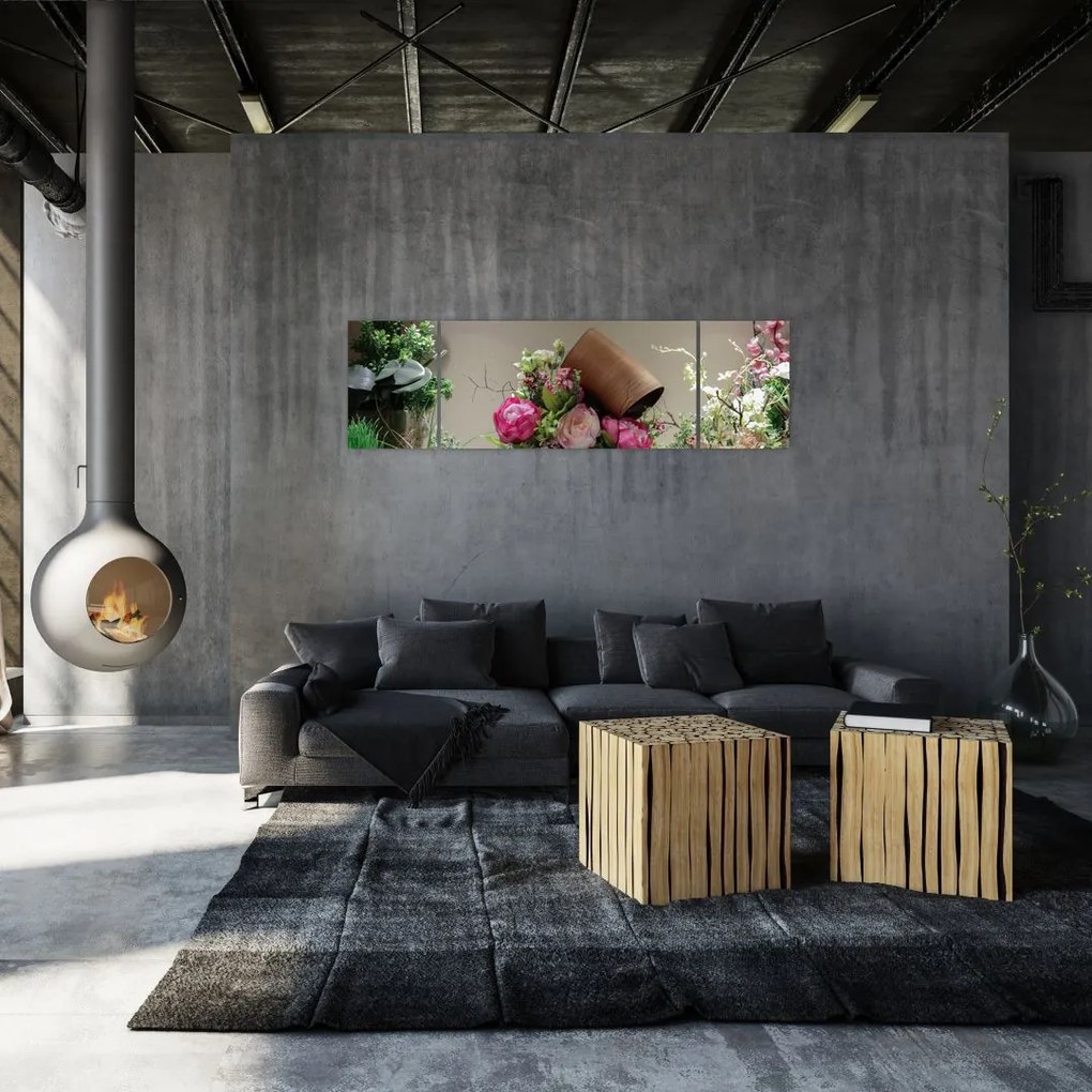 Obraz - Róża dla Ciebie (170x50 cm)