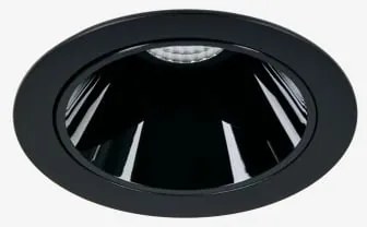 Wpuszczana Oprawa Led Z Ramką Ø7 Cm Z Aluminium, Z Funkcją Stopniowego Włączania I Wyłączania Luisiana Biała Ciepła 2700 K & Czarna & 6 W & 38º -