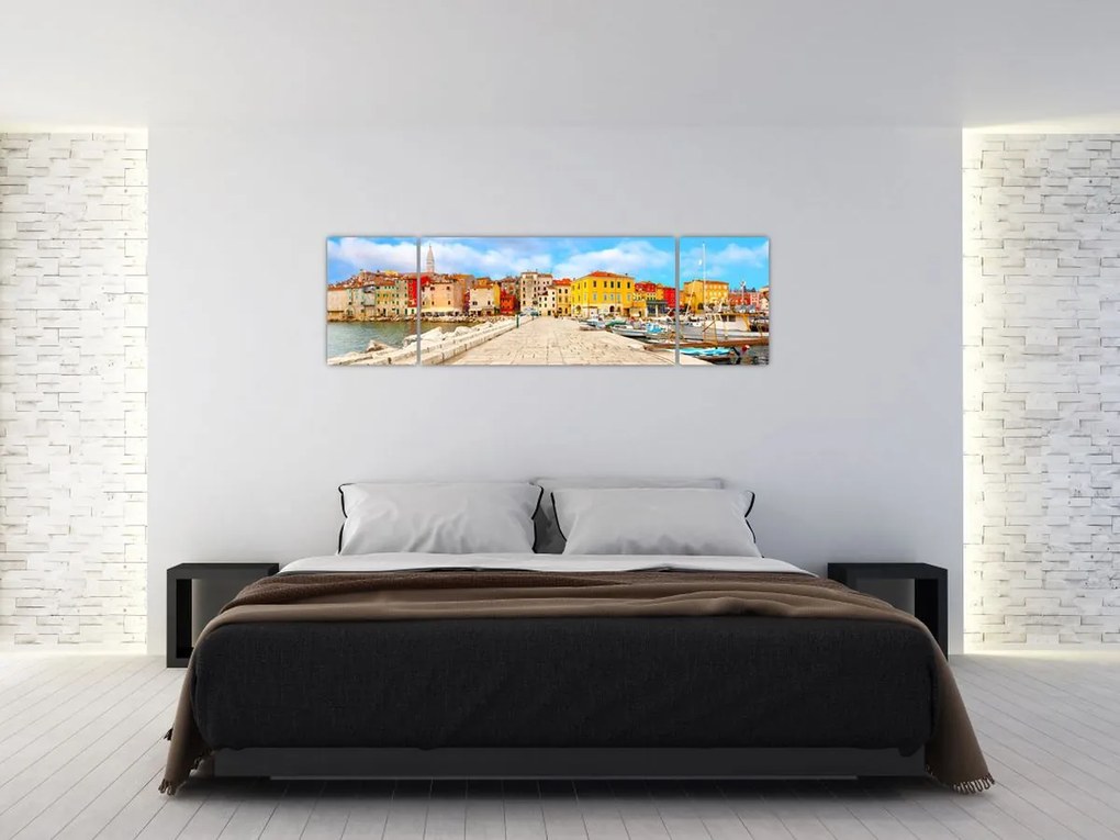 Obraz - Stare istryjskie miasto Poreč, Chorwacja (170x50 cm)