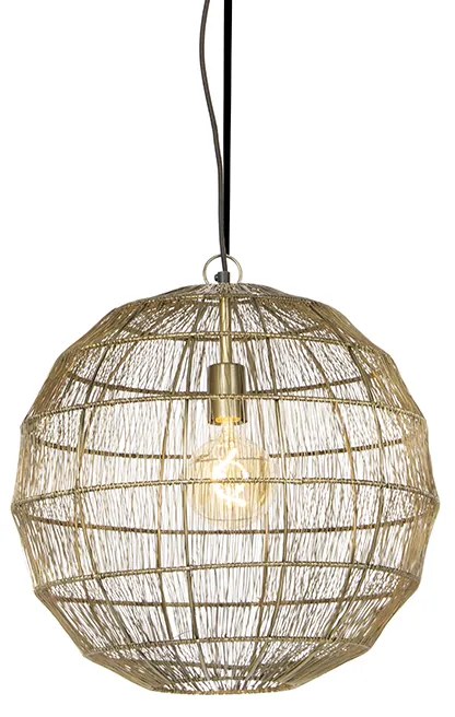 Nowoczesna lampa wisząca mosiądz 42 cm - Bolti