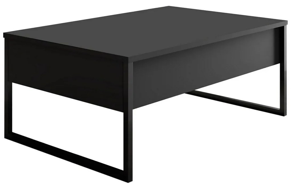 Stolik konferencyjny Luxe Anthracite and Black