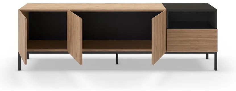 Szafka pod TV w naturalnym kolorze 180x55 cm Cailin – Marckeric