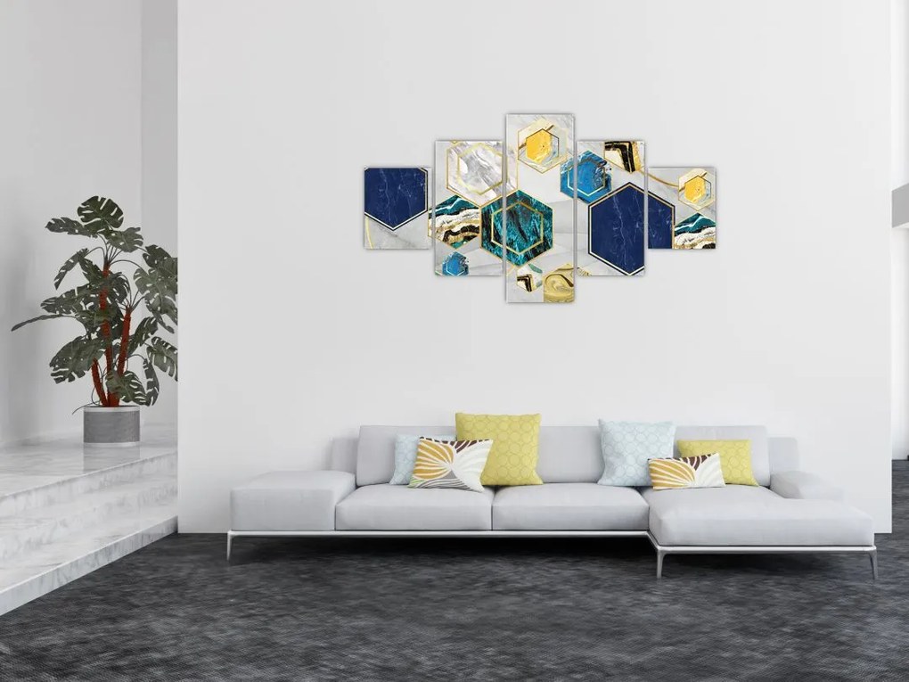 Obraz - Marmurowa kompozycja (125x70 cm)