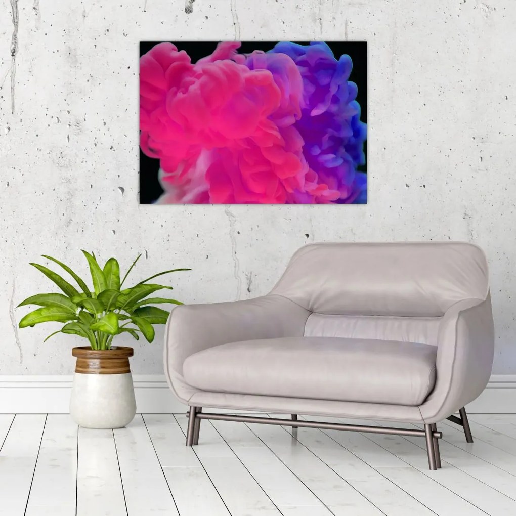 Obraz kolorowego dymu (70x50 cm)