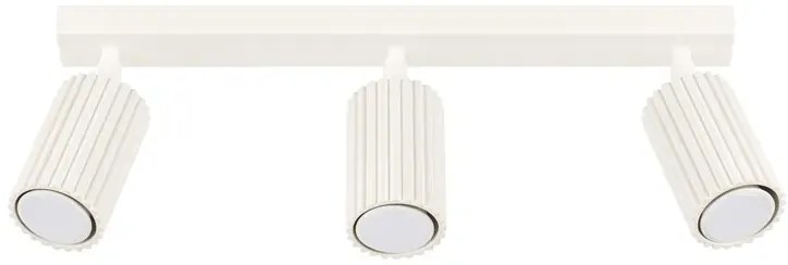 Beżowa trzypunktowa lampa sufitowa - D307-Melson