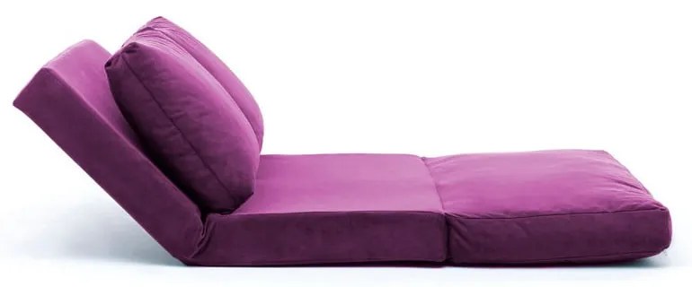 Fioletowa rozkładana sofa 120 cm Taida – Balcab Home