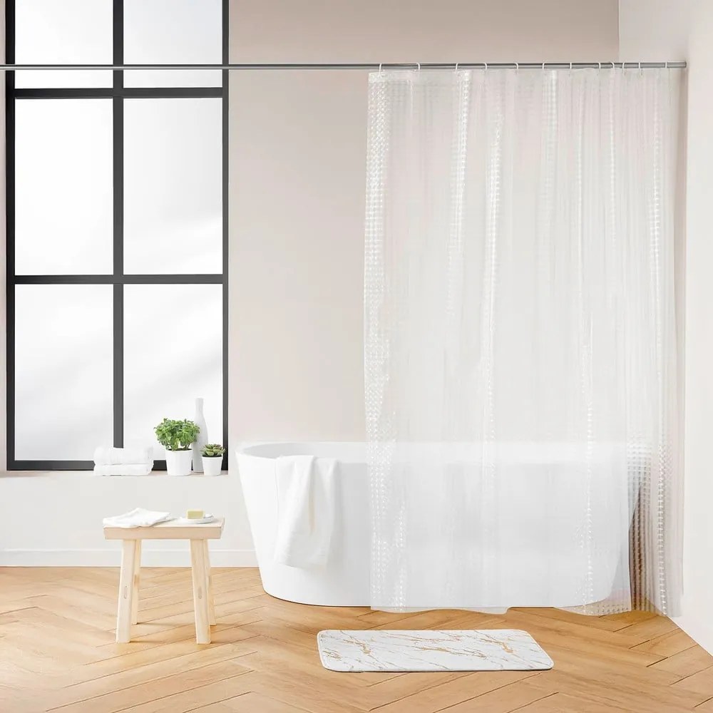 Zasłona prysznicowa 180x200 cm Cube – douceur d'intérieur