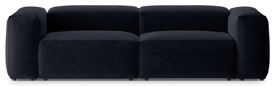 Ciemnoniebieska sofa 264 cm Bergano – Cosmopolitan Design