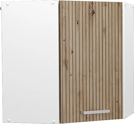 Szafka wisząca narożna dąb rzemieślniczy 57x34.1x60 r-line