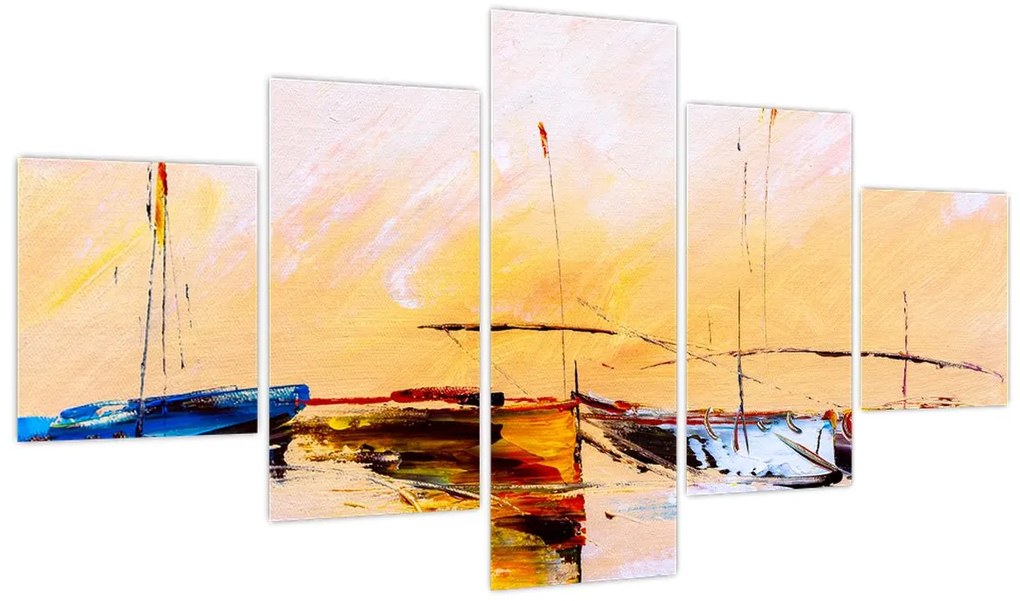Obraz - Obraz statku (125x70 cm)