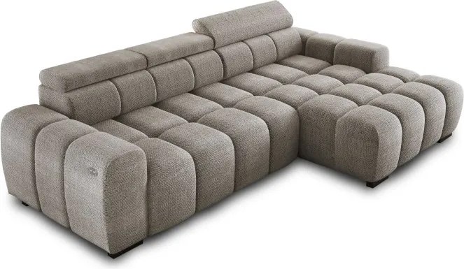 Narożnik BULL S - OMBO MINI Prawostronny z Elektryczną Regulacją EDEN 07