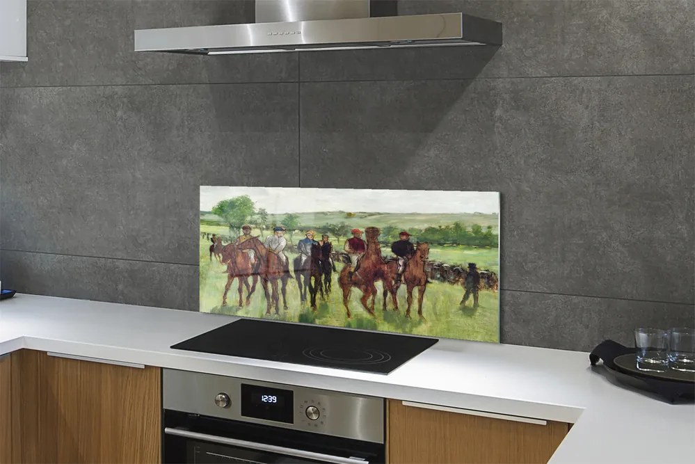 Panel nad Blat Kuchenny Jeźdźcy - Edgar Degas