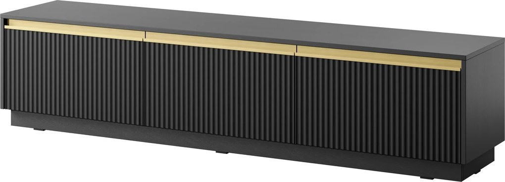 Szafka RTV uniwersalna MAESTRO 180 cm do Salonu pod Telewizor - Czarny