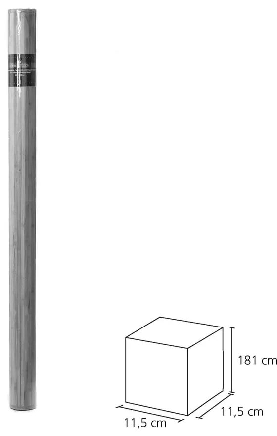 Zielony/szary bambusowy dywan 180x250 cm – Casa Selección