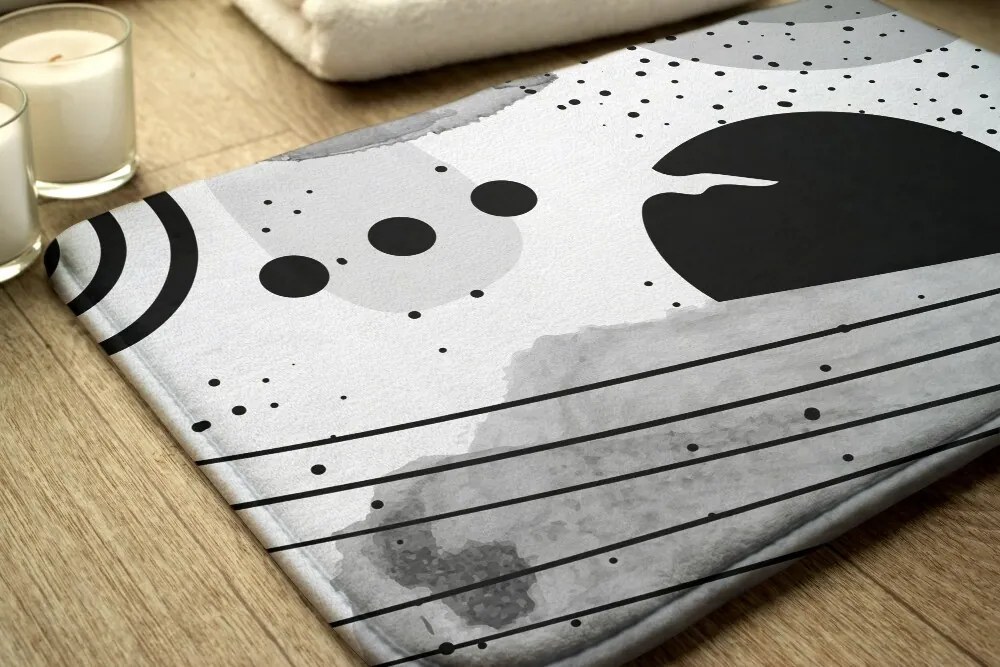 Dywanik łazienkowy Dywanik łazienkowy Geometryczne wzory