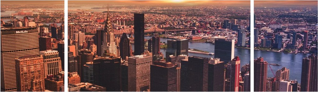Obraz - Widok na metropolię (170x50 cm)