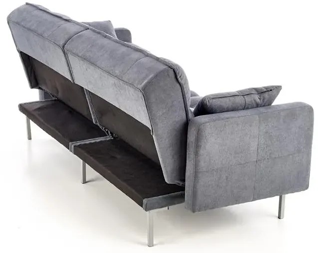 Sofa ROBERTO ciemno szara rozkładana HALMAR