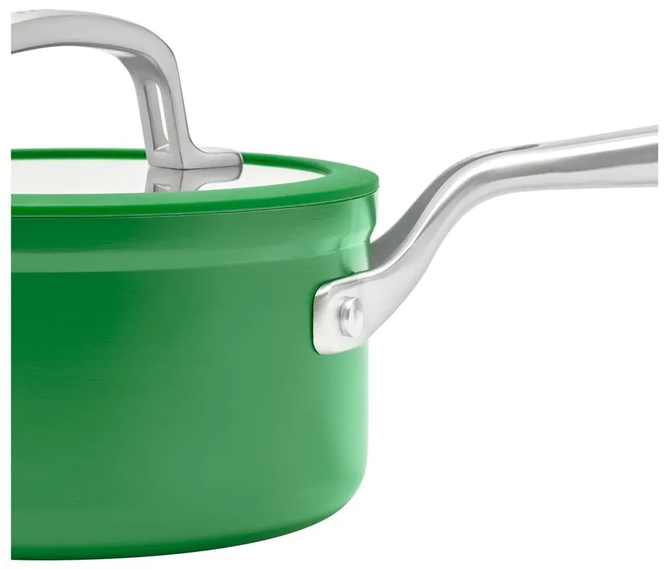 Garnek aluminiowy z pokrywką/z nieprzywierającą powierzchnią odpowiedni na indukcję 1,3 l Meda 3.0 – FABINI
