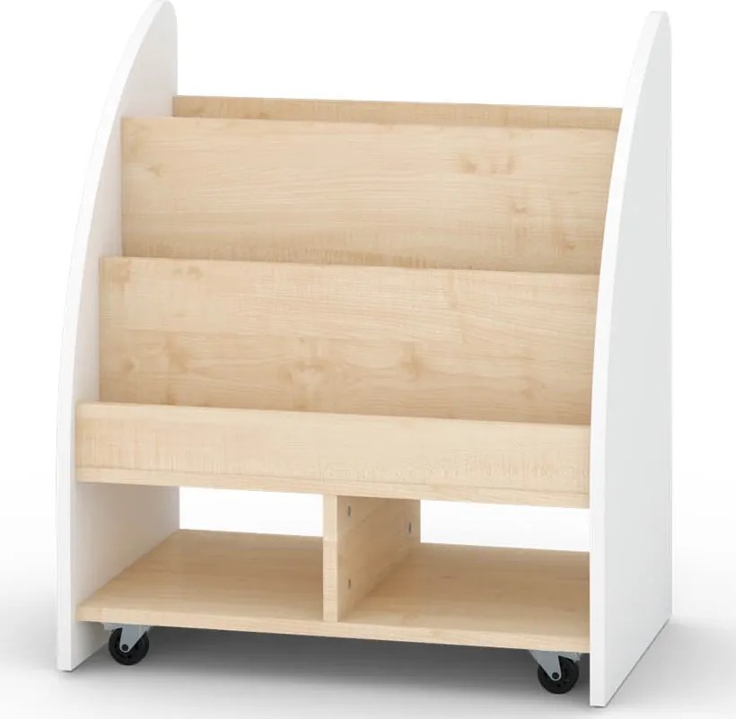 Dwustronna biblioteczka szkolna na kółkach Małgosia 6512725JU