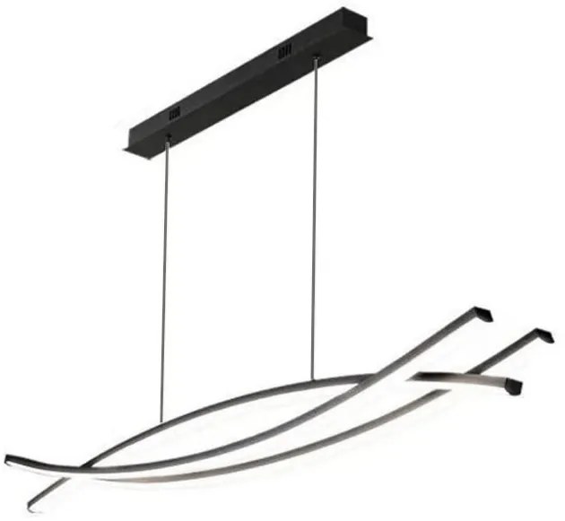 Lampa nowoczesna LED wisząca sufitowa AT56-1DSL-Black